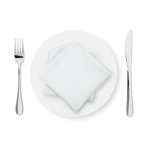 Image of URAQT Men's Handkerchiefs, Soft Gents Hankies Set