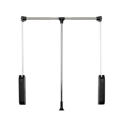 Tringle de placard réglable pour penderie surchargée, capacité de 40 kg renforcée