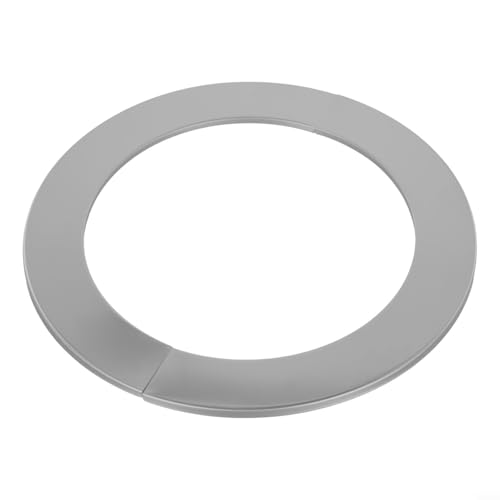 Cubierta de tubo de acero inoxidable cromado para radiador, ducha, gas, calentador de agua, escape y escudo de tubería de pared, diseño dividido decorativo para construcción (160 mm)