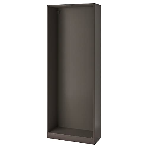 IKEA Pax - Marco para armario (75 x 35 x 201 cm), color gris oscuro
