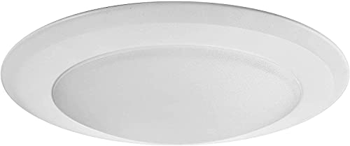 Lunabode LED 7.5" Flush Mount Ceiling Light, Dimmable LED Disk & Ceiling Lights,16.5W (120W Equivalent), 120V, 5000K, ETL - 4/6" J-Box, Wet Location LED Lights, Light Fixtures (Bright White)