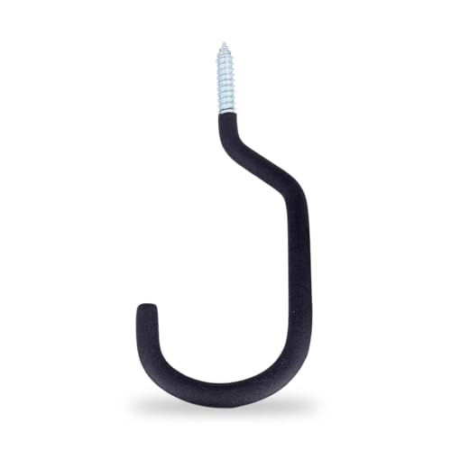 Amig - Crochet pour Accrocher Outils - Support Mural en Acier Antidérapant - Capacité de Charge 25 kg - Idéal pour Vélos et Jardin - Installation Facile