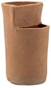 Foreside Home & Garden Natural Terracotta Multi Level Decorative Vase