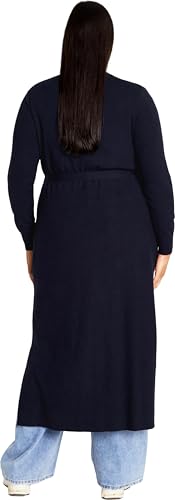 Image of City Chic Plus Size Cardigan - Goldie Longline