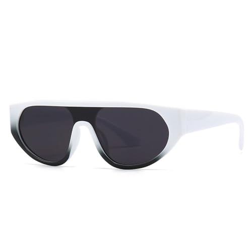 Lunettes de soleil femmes tendance blanc rétro vintage pour un style chic