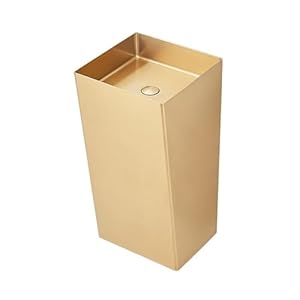 Runze765Z Dingzhebo2022 Goldenes Säulenwaschbecken