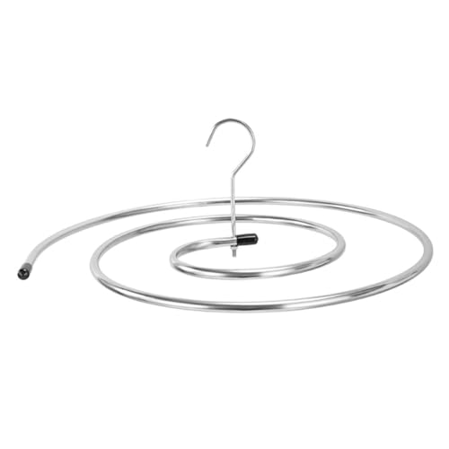 NIYANGLE Stainless Steel Spiral Drying Rack Blanket Hanger Rotating Quilt Rack for Towels Bedspreads Clothes Dryer with All-Around Sun-Cure Design