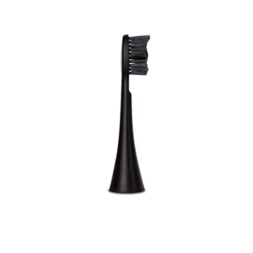 happybrush® Nachhaltige Aufsteckbürsten für elektrische Schall-Zahnbürste Eco VIBE 3 - Allblack - 3x3 Stück – Bild 5