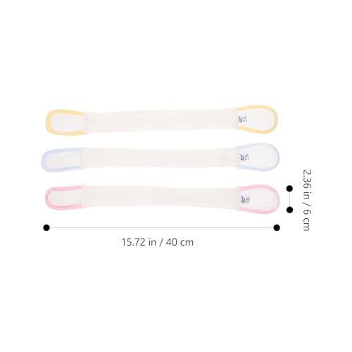 3pcs Toddler Diaper Fixing Belts - Newborn Nappy Clips, Cotton Soft Navel Stickers