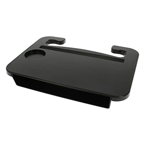 S SUMEX Bandeja de Doble Uso para Coche Mesa Portátil Volante Bandeja para Comida Portavasos Ordenador Organizador
