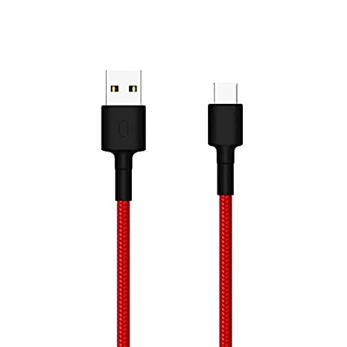 Xiaomi Mi Braided USB Type-C Cable 100cm (Red) 18863, Model specific, ZMI Tipo A- Rojo