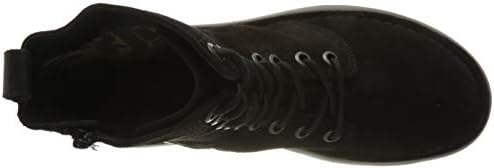 FLY London Womens Oil SuedeRug Lace-up Closure Mid-Calf Boots - Black - 7.5-8 | Image 4