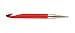 Produktbild KnitPro Rote Trendz-Acrylhäkelnadel, 12,00 mm. Afghanisch/tunesische Häkelnadel mit einem Haken.