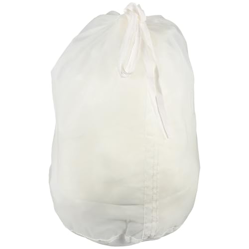 SEWACC Bolsa De Filtro De Malla De Nailon 20x30 Cm Resistente Alta Temperatura Cordón Para Leche De Frutos Secos y Cerveza Casera Uso Gastronómico Reutilizable