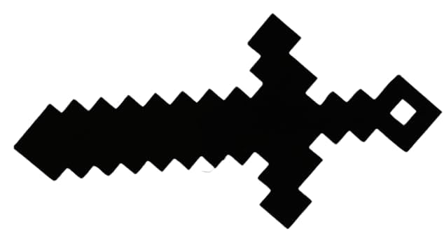 CERO 3D Printed Minecraft Starless Night Pick Axe (Black PLA) (B0D9Q9V2Y1) Amazon Price History, Amazon Price Tracker