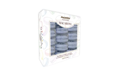 Macarons Maxtris vaniglia carta da zucchero box 15 pz