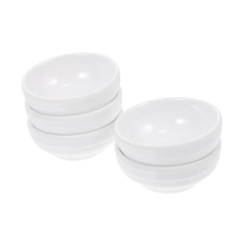 Alipis Serving Bowls Large 5pcs Plate Mixing Trays Versatile Storage Seasoning Dish Non-Slip Smooth Surface