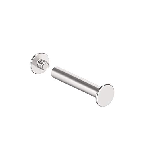 Fixation en cuir robuste M4 tête cruciforme pour assemblage de scrapbooking