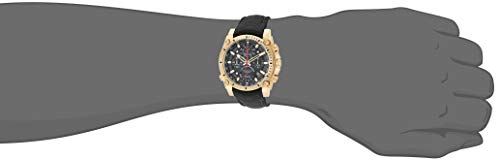 Bulova Precisionist Chronograph Mens Watch, Stainless Steel With Black Nylon Strap, Gold-Tone (Model: 97B178) #TOP5