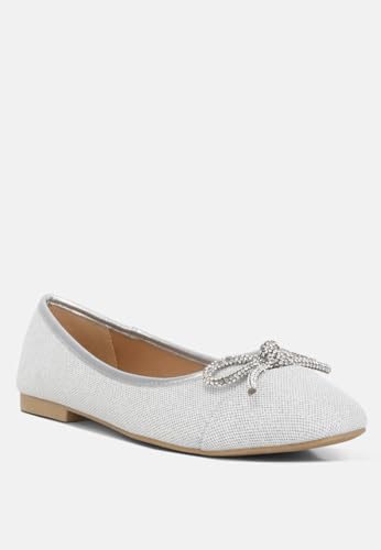 Gizeh Women Rhinestone Embellished Ballerinas3