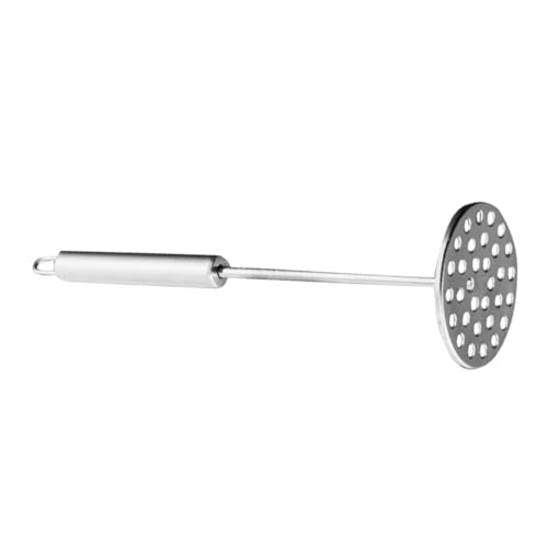 ABOOFAN Machacador de Patatas Redondo Inoxidable Multifuncional Ergonomico para de Limpiar para de