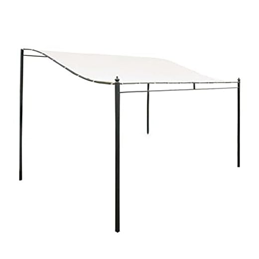 Vattentät 300D kanvas tak övertäcksskydd, ersättning tak topp tältduk för utomhus trädgård uteplats paviljong solskydd (utan stativ) (2,5 x 2,6 m)