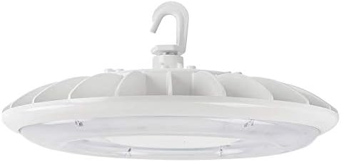 L.E.D High Bay 100W 120-277VAC DIM Ra70 5000K Frosted Lens White