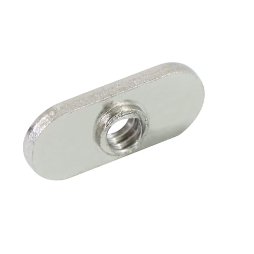 20 packs 1434-20 centered hole sliding t-nuts for 10 series t track extrusions t slot accessories for aluminum extrusion profile rail