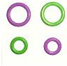 clover Soft Stitch Ring Markers, Other, Multicoloured, 2.4 x 8.52 x 14.62 cm