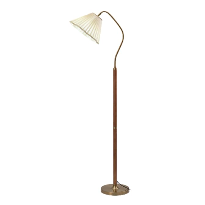 Lámpara de pie de Madera Maciza WouND de diseño vertical y elegante acabado natural