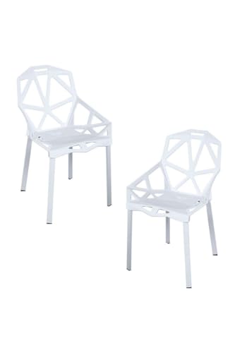 Regalos Miguel - Packs Sillas Comedor - Pack 2 Sillas Omega - Blanco