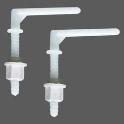 BATH GURU High Grade Plastic Standard Size L Type Toilet Seat Cover Screw Hinges Repair Kit for Western Style Toilet Seat (Pack Of 2, White) (B092DK69D5) Amazon Price History, Amazon Price Tracker