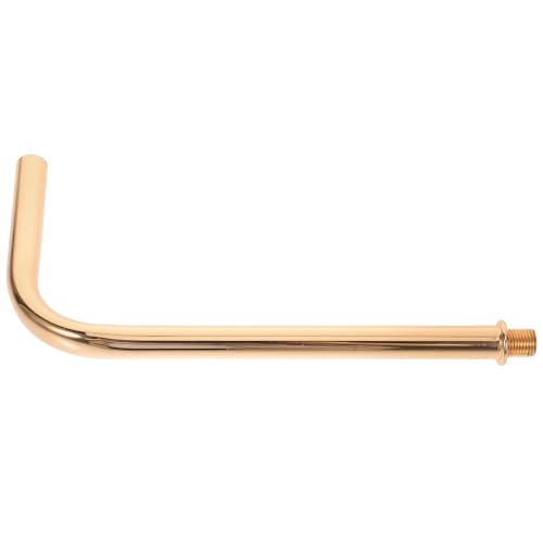 PRETYZOOM Varilla de Bajada para Artefacto de Iluminación, Varilla de Lámpara de Metal Diseño Curvado para Reparación y Montaje en Lámparas de Pared y Colgantes
