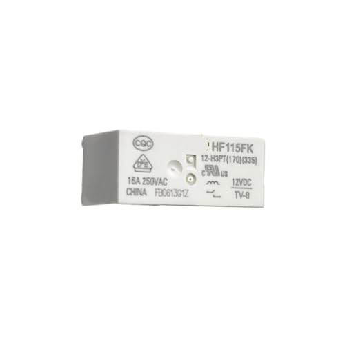 Relais de puissance 12VDC HF115FK-12-H3PTx 16A 8 broches pour circuit imprime