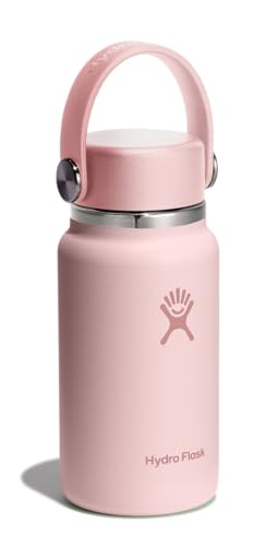 Image of Hydro Flask Micro Bottle - Insulated Mini Leak Proof Flask for Purse or Pocket in 6.7 Oz Trillium Pink