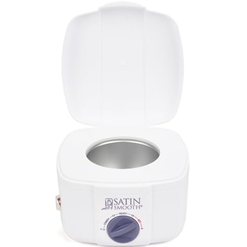 Satin Smooth Professional Single Wax Warmer, SSW12C, Compact Wax Heater, for All Wax Types, Fast Heating with Adjustable Temperature, Ideal for Salon and At-Home Hair Removal