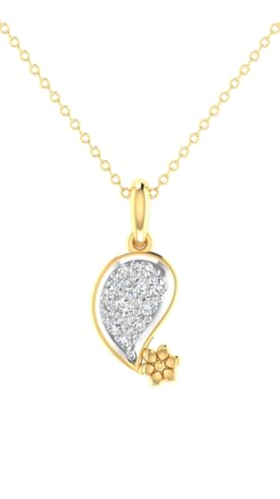 Women's 14KT Yellow Gold Pendant AVP1109YB