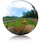 Homdsim 30 Cm/12 Inch Diameter Gazing Globe Mirror Ball,Silver Stainless Steel Polished Reflective Smooth Garden Sphere,Colorful And Shiny Addition To Any Garden Or Home #TOP8