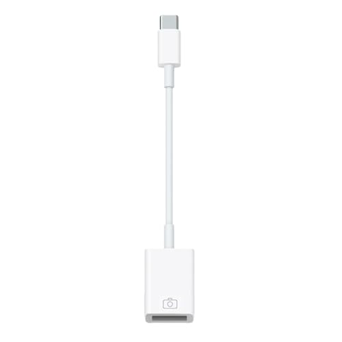 [Apple MFi Certified] USB C to USB Adapter USB C Male to USB 3.0 Female OTG Cable Converter Compatible with MacBook Pro Air Tablets iPhone 17 Pro Max/17 Plus/16/15 Series Galaxy S24/S23/S22 White