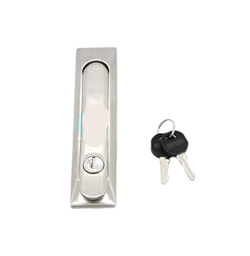 Serrure plate à point unique inox 304 pour compartiment technique