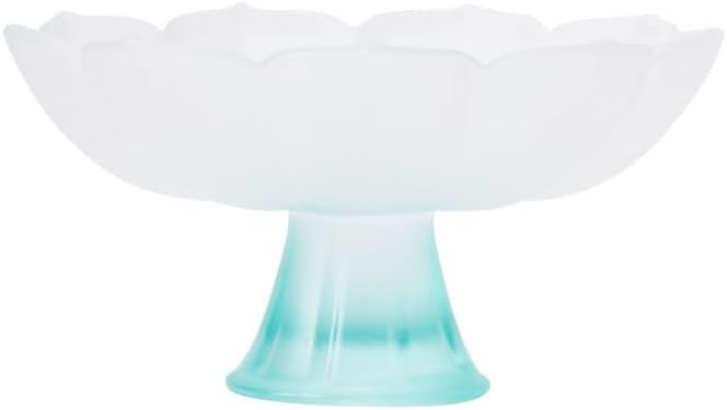 High Footed Glass Fruit Platter There is Snack Plate on The Coffee Table in The Living Room