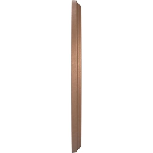 Image of Ekena Millwork 10 inchOD x 3 1 /2 inchID x 3 /4 inchP Berkshire Thermoformed PVC Ceiling Medallion (Fits Canopies up to 4 1 /2 inch), Aged Copper