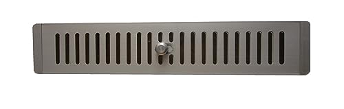 DEMLOU Adjustable Anodised Aluminium Air Vent Grille, Open and Close Airflow Control