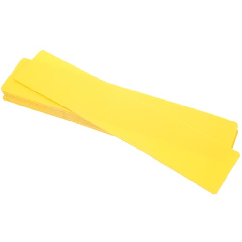 Marqueurs de sol droits en PVC jaunes WOONEKY pour éviter les faux rebonds au tennis
