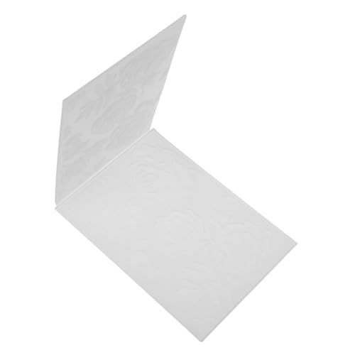 Housoutil Plastic Embossing Template for Card Making Decorative Embossing Folder DIY Craft Supplies Stencil Decorative for Scrapbooking