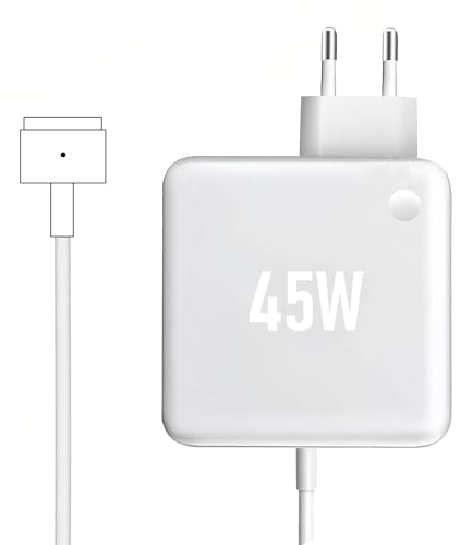Niniber Chargeur D'alimentation Compatible avec MacBook Air 45W T-Tip,Remplacement de Adaptateur Secteur Ordinateur Applicable à MacBook Air 11-13 Pouces...