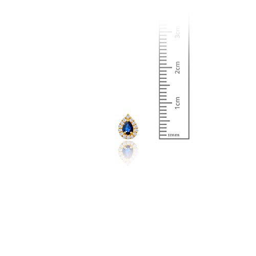 14kt Solid Gold Teardrop Stud Screwback Earrings4