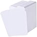 Dividers Card Trading Plastic Cards Separators White Card Organizer for Sport Game Business Playing Card Storage, 2.6 x 3.8 Inch/ 66 x 97 mm (100 Pieces)