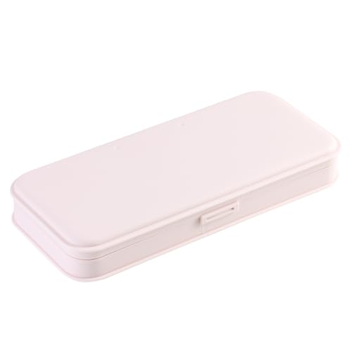 FSpronail Nail Art Tool Storage Box, Plastic Manicure Tool Box, Manicure Efile Accessories Drill Kit Case, Beauty tool Case, Tweezers Container, Travel Salon Home, Nail Implement for Esthetician -Pink