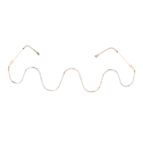 Holibanna Occhiali Divertenti Con Montatura in Metallo Leggero Per Feste Festival Carnevale